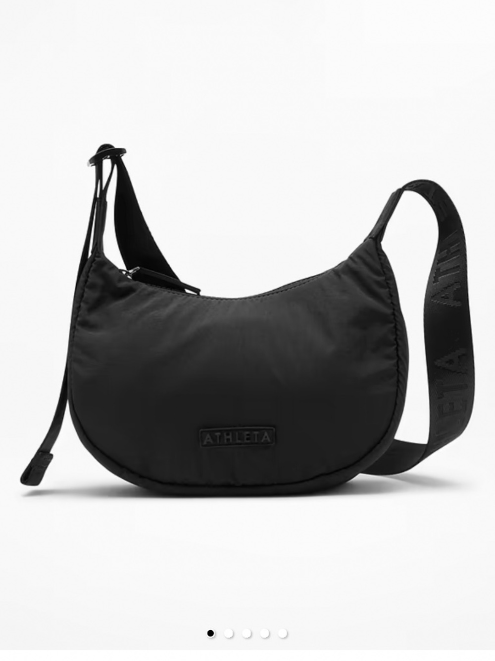 Athleta Small Black Shoulder Bag